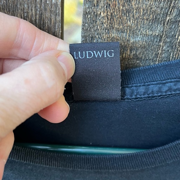 Ludwig Van X Vault By Vans Deadstock Canvas Project T-Shirt in Black Sz L - Picture 3 of 14